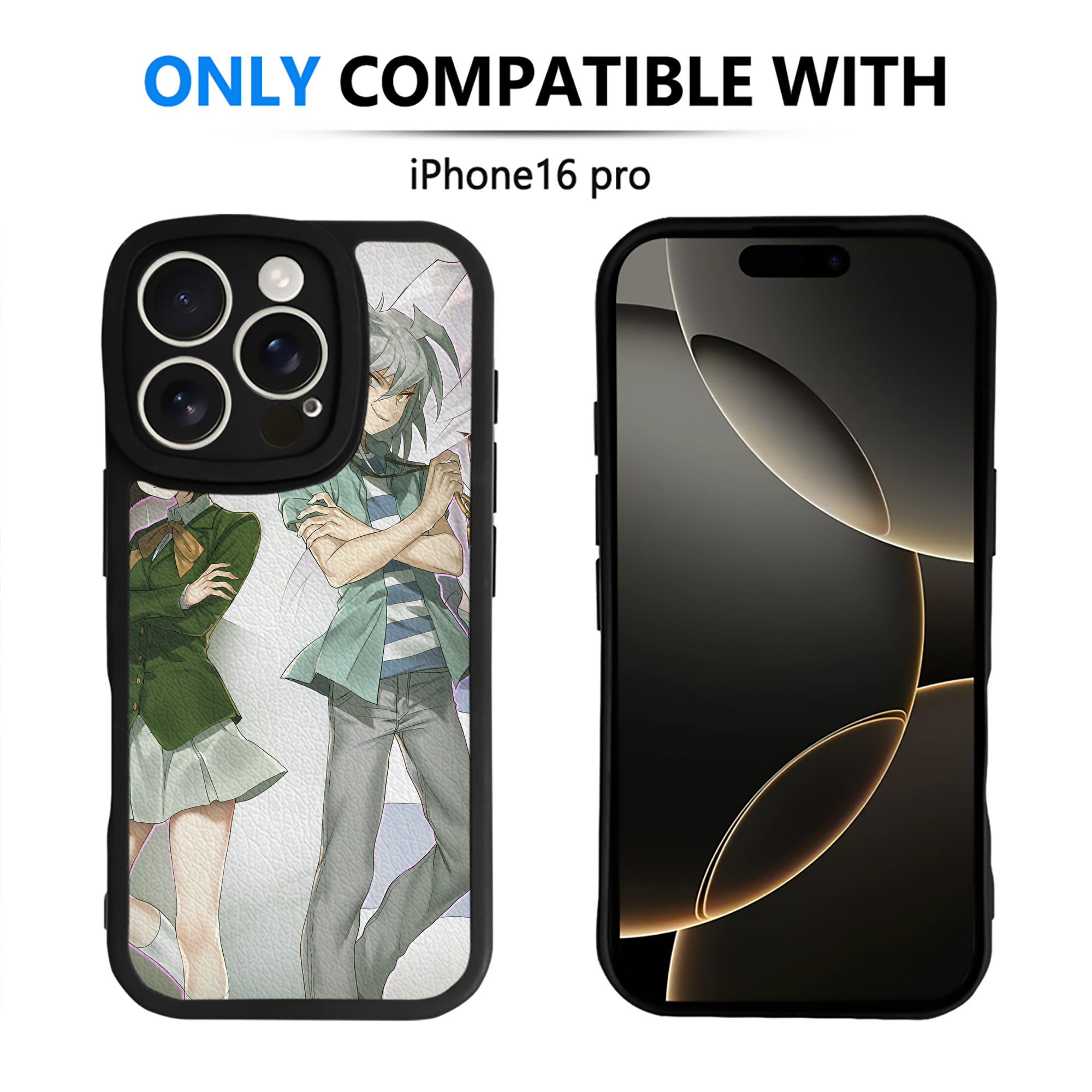 （画像用） 遊☆戯☆王 Yu-Gi-Oh! 【iPhone 16シリーズ対応】シリコンスマホケース（レザー調） 材質：シリコン